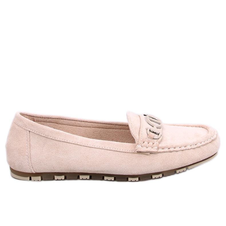 Mocassins femme en daim Trabei Beige
