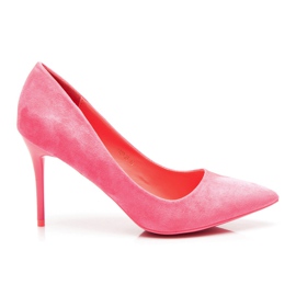 Vices Escarpins à talons hauts en daim rose
