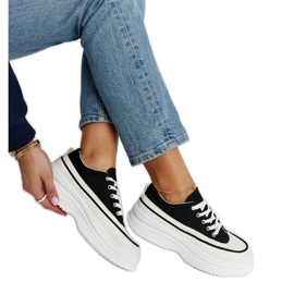 Baskets plateforme Plesio noires