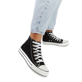 Baskets montantes Puglia noires