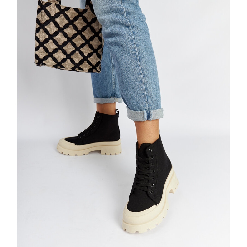 Bottines Obispo légères noires le noir