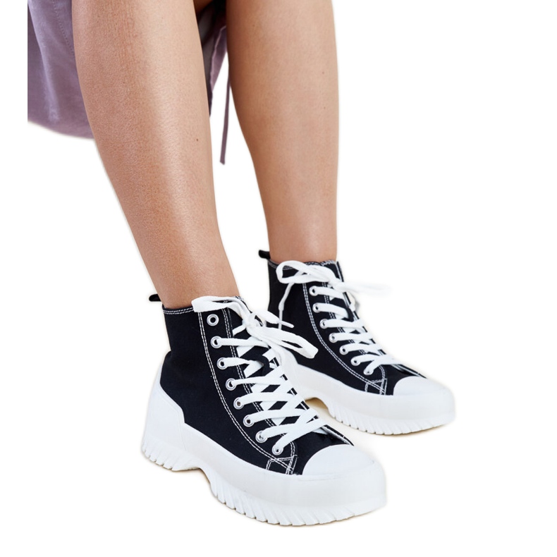 Baskets cheville Ronchis noires le noir