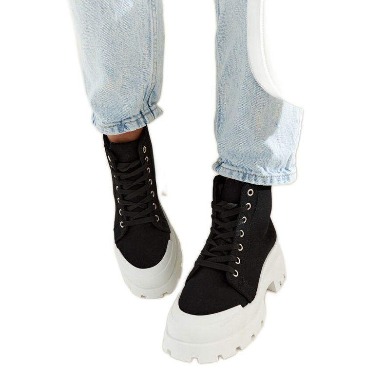 Bottines Obispo légères noires le noir