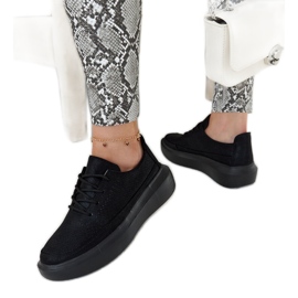 Baskets à plateforme Lori noires