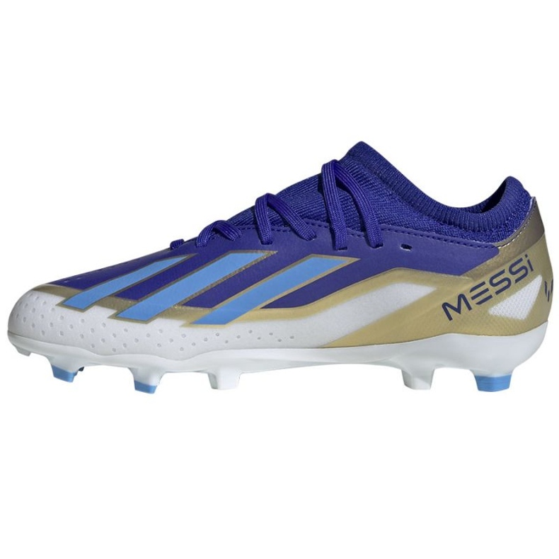 Chaussures Adidas X Crazyfast League Messi Jr Fg ID0714 bleu Chaussures Adidas X Crazyfast League Messi Jr Fg ID0714 bleu