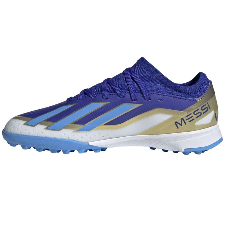Chaussures Adidas X Crazyfast League Messi Jr Tf ID0716 bleu Chaussures Adidas X Crazyfast League Messi Jr Tf ID0716 bleu