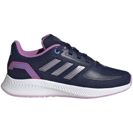 Chaussures Adidas Runfalcon 2.0 K Jr HR1413 bleu Chaussures Adidas Runfalcon 2.0 K Jr HR1413 bleu