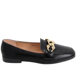 Mocassins femme mauve noir le noir