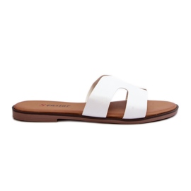 Tongs Découpées Femme Blanc Lumossa blanche
