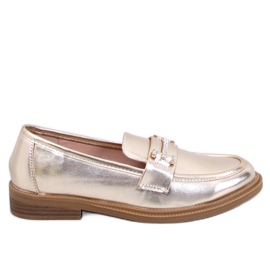 Mocassins femme Ferdis Gold doré