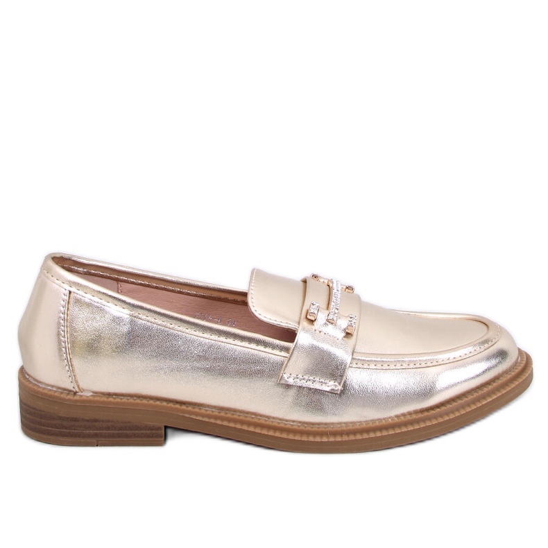 Mocassins femme Ferdis Gold d'or