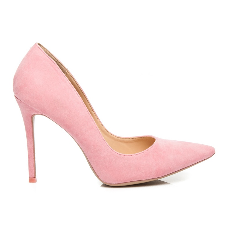 Vices Talons en daim rose