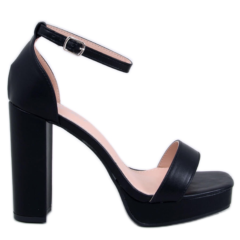 Tayga Sandales à plateforme noires le noir