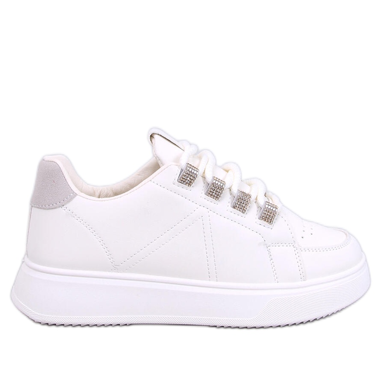 Sadri Baskets beiges à lacets épais
