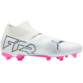 Chaussures de football Puma Future 7 Match+ Ll FG/AG M 107711 01 blanche Chaussures de football Puma Future 7 Match+ Ll FG/AG M 107711 01 blanche