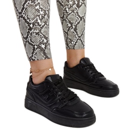 Baskets à plateforme Mentha noires