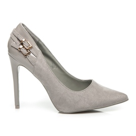 Seastar Talons hauts à la mode avec une boucle gris