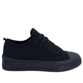 Slims Baskets femme noires le noir