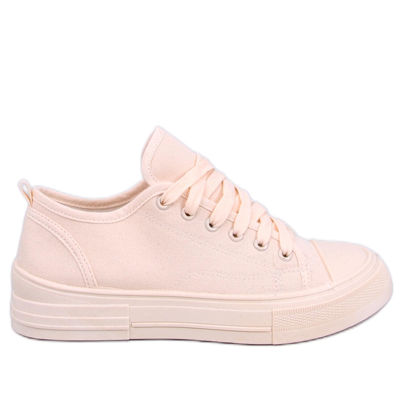 Slims Baskets femme beiges