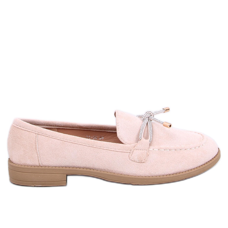 Saras Mocassins femme en daim beige