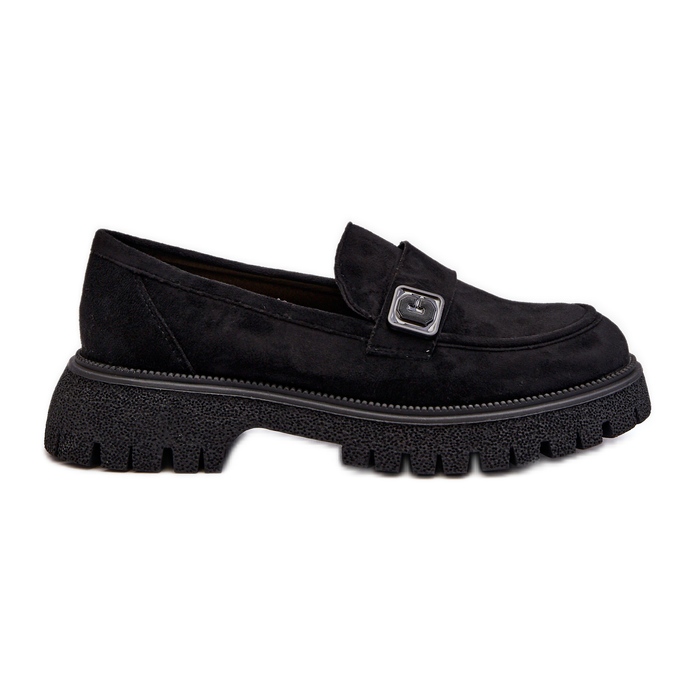 Vinceza Mocassins Pour Femmes À Bride Noir Flanila le noir