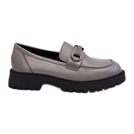 Vinceza Mocassins Femme En Cuir Eco Gris Ledda Vinceza Mocassins Femme En Cuir Eco Gris Ledda