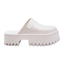 Tongs pour femmes à semelle massive Big Star NN274015 Blanc blanche