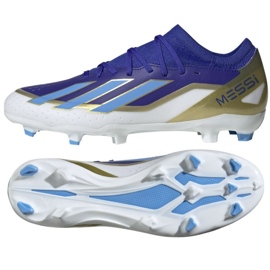 Chaussures Adidas X Crazyfast League Messi Fg ID0712 bleu