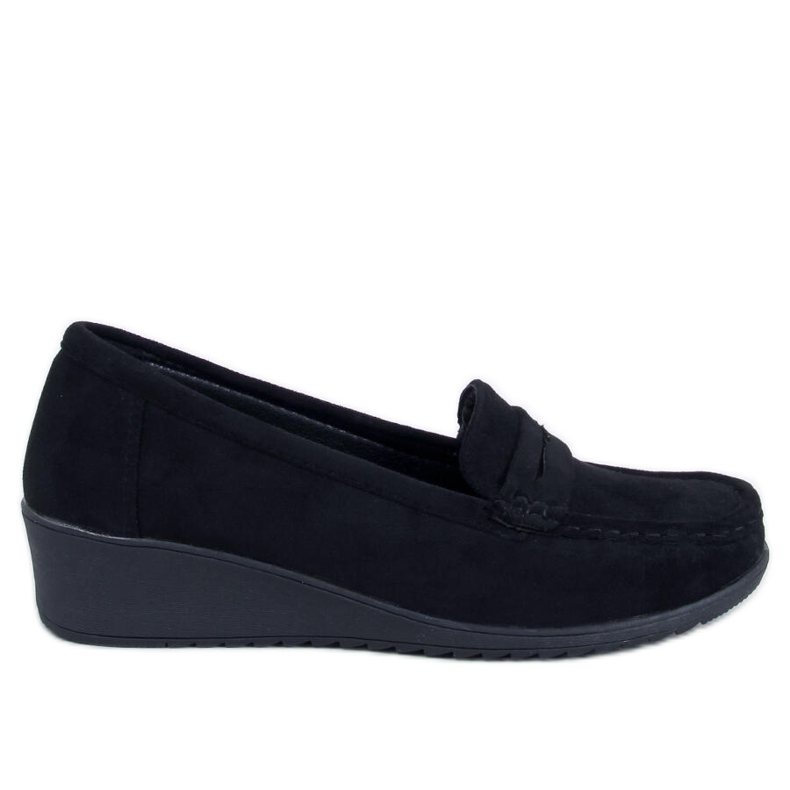 Vegar Mocassins compensés noirs le noir