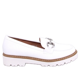 Mocassins femme Clays Blanc blanche