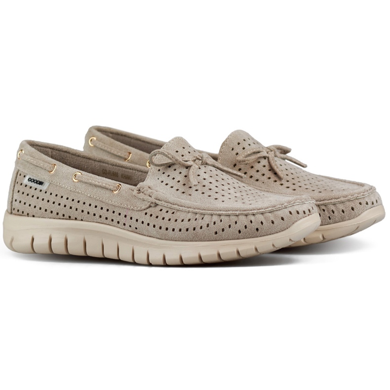 Mocassins femme beige ajouré, mocassins femme confortables, confortables Mocassins femme beige ajouré, mocassins femme confortables, confortables