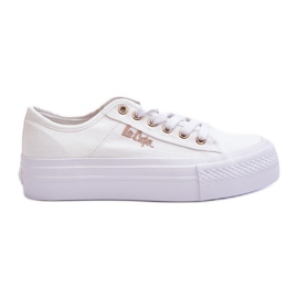 Baskets à plateforme pour femmes Lee Cooper LCW-24-31-2725 Blanc