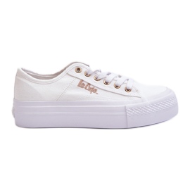 Baskets à plateforme pour femmes Lee Cooper LCW-24-31-2725 Blanc blanche