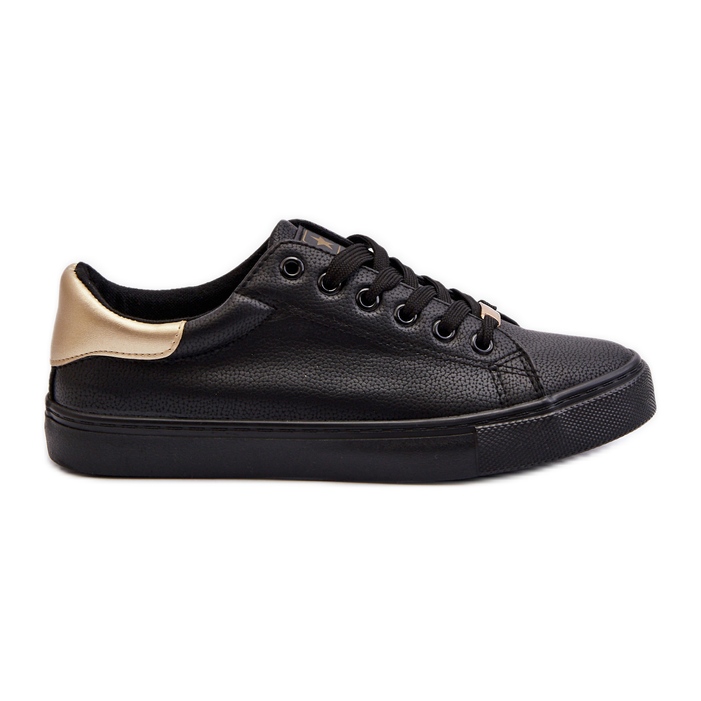 Baskets Femme Eco Cuir Noir Tiraelle le noir