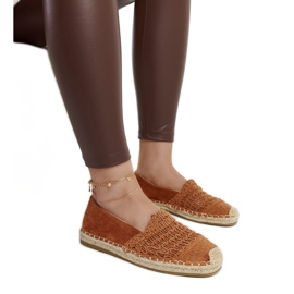 Espadrilles ajourées marron par Gordana brun