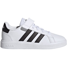 Chaussures Adidas Grand Court 2.0 El K Jr GW6521 blanc