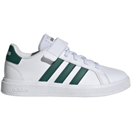 Chaussures Adidas Grand Court 2.0 El K Jr IG4842 blanc