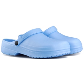 Chaussons complets bleus, type Kroksy