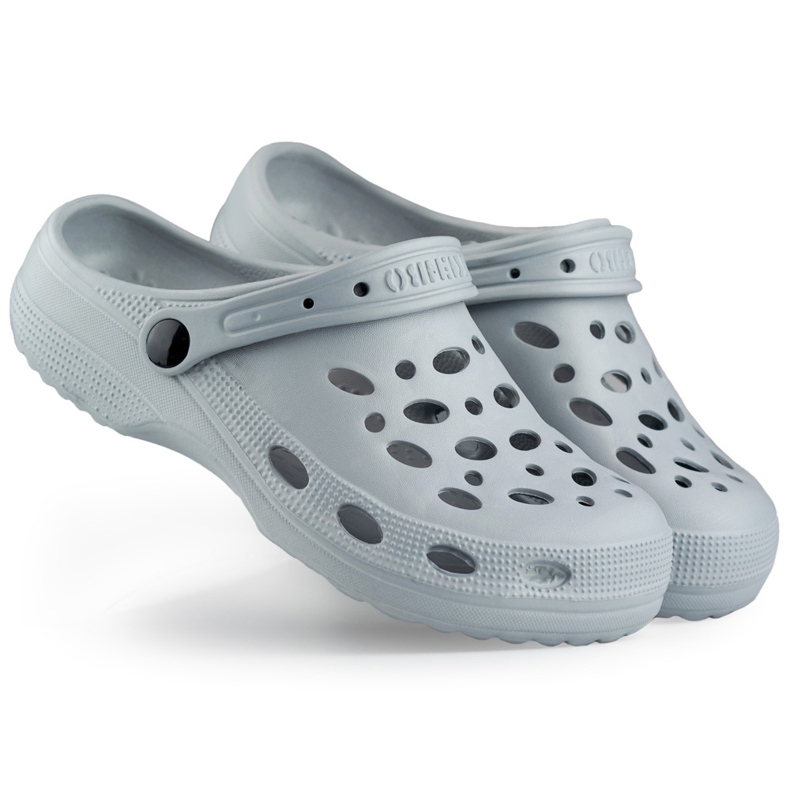 Tongs croco grises