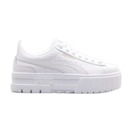 Chaussures Puma Mayze Lth Jr 384527-01 blanc