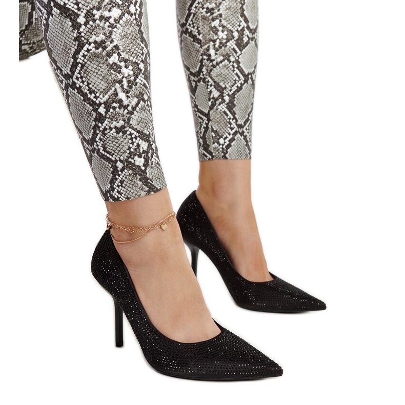 Talons hauts noirs Liena le noir