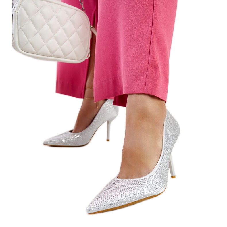 Talons hauts argentés Liena