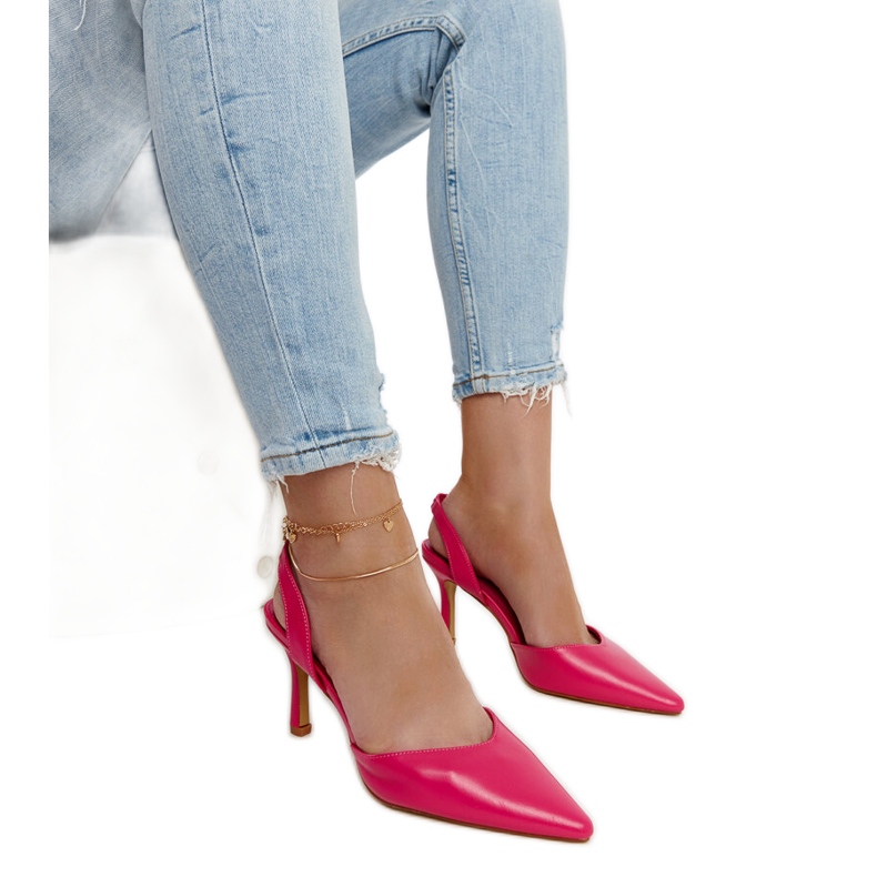 Talons hauts à talons ouverts Fontanile roses