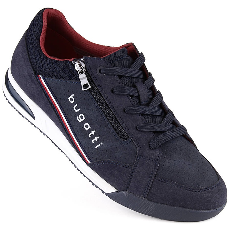 Chaussures de sport confortables pour hommes, bleu marine, Bugatti NN153409 Chaussures de sport confortables pour hommes, bleu marine, Bugatti NN153409