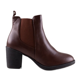 Bottines marron Classy brun