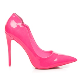 Betler Escarpins laqués fluo rose