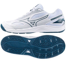 Chaussures de volley-ball Mizuno Cyclone Speed ​​​​4 M V1GA238021 blanche