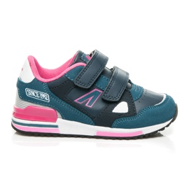 American Club Baskets Velcro bleu American Club Baskets Velcro bleu
