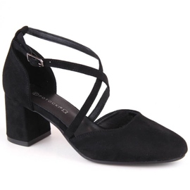 Potocki W SZ12341 WOL221A sandales à talons hauts noir