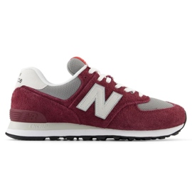 Chaussures New Balance U574BGH Bordeaux rouge